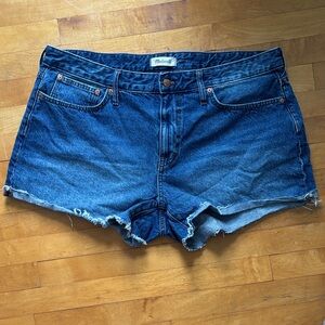 Madewell Classic Blue Jean Shorts